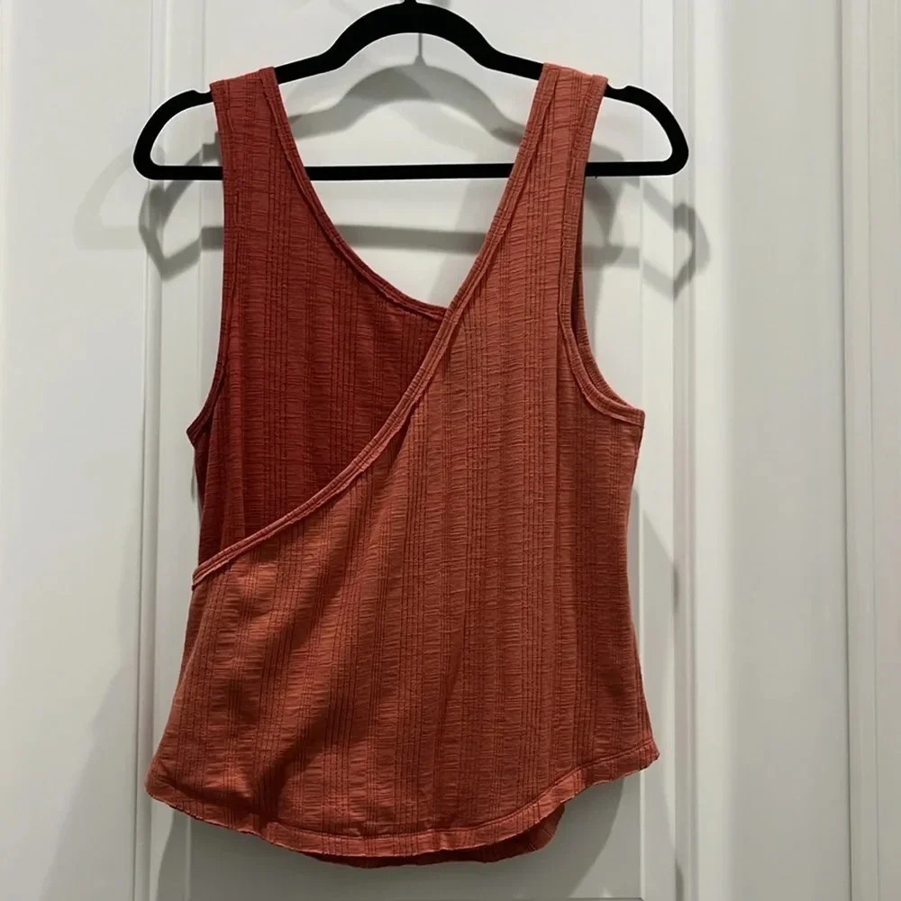 Pilcro Sustainable Dual Pink Two-Tone Tank Sz M - Picture 8 of 8